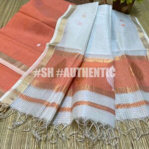 Maheshwari Katan Silk Buta Buti Top & Dupattas