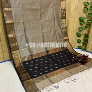 Maheshwari Leaf Buti Saree