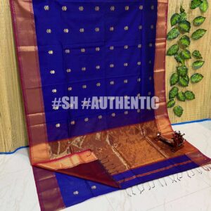 Maheshwari Lotus Buti Saree