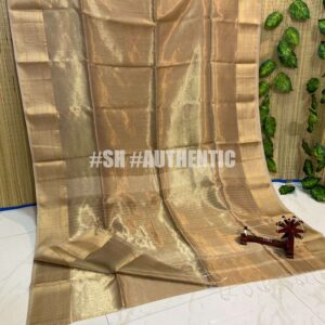 Maheshwari Tissue Twisting Zari Saree