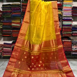 Maheshwari Tissue Keri Lotus Pallu Saree