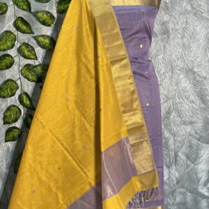 Maheshwari Coin Buti Top & Dupatta Dress Material