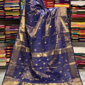 Maheshwari Tissue Rose Buti Saree